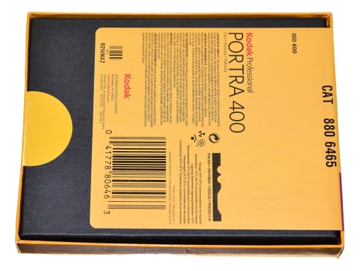 Kodak Portra 400 профессиональная цветная пленка 4x5 дюймов