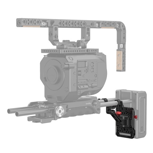 SmallRig 2991 Battery Plate Держатель батареи с v-образным креплением для трубок диаметром 15 мм