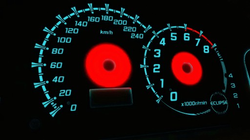 Циферблаты Indiglo для приборной панели Mitsubishi Eclipse 3G модель с 2 подсвеченными часами