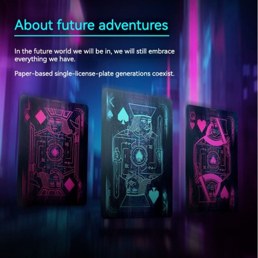 Набор из 3 карточек для велосипедов Cyberpunk Cybercity/Cybernetic/Hardwired