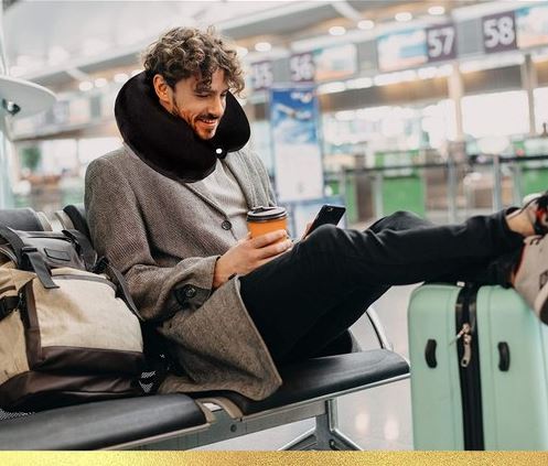 ПОДУШКА TRAVEL CROSS В ЧЕХОДЕ ДЛЯ АВИАПЕРЕВОЗКИ