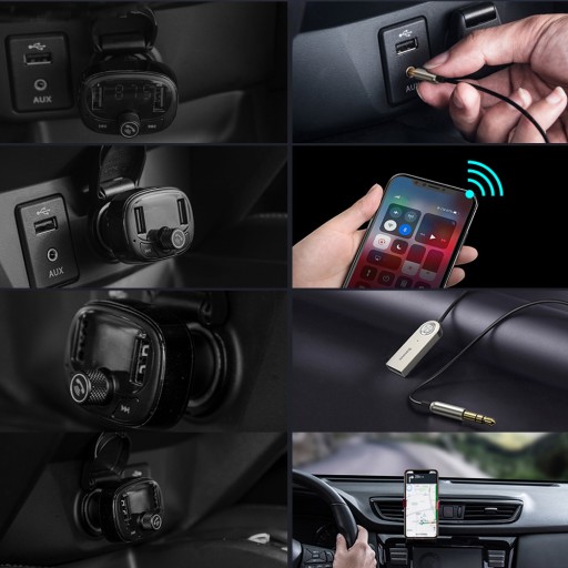 ЗВУКОВОЙ ПРИЕМНИК BASEUS BLUETOOTH 5.0 РАЗЪЕМ AUX ADAPTER 3.5 USB-МИКРОФОН