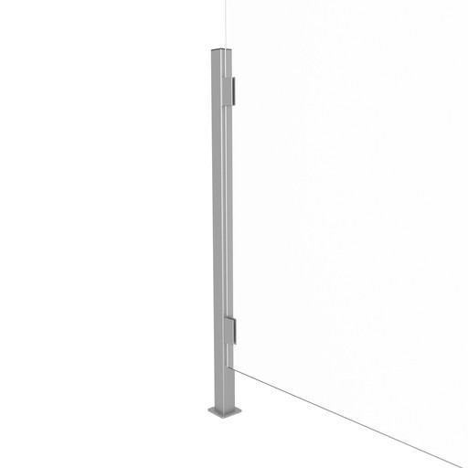 ЛЕВАЯ СТОЙКА ДЛЯ АНТИВИРУСНОЙ КРЫШКИ PLEXI НА СТОЛЕ