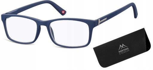 OKULARY PLUSY DO CZYTANIA BLUE LIGHT z ETUI +1.5