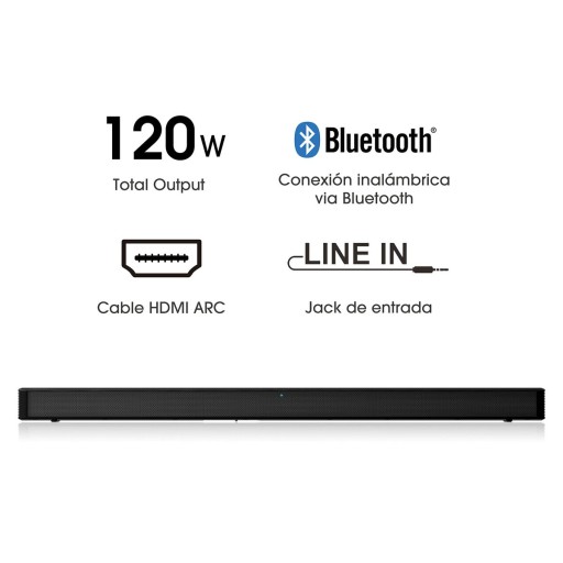 Саундбар Hisense HS205G, черный, 120 Вт