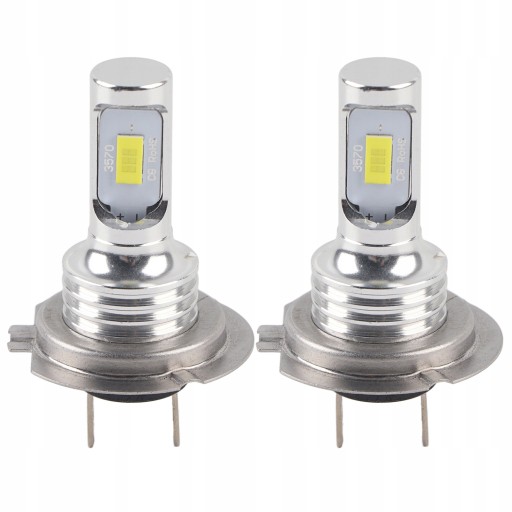 2 ŻARÓWKA LED H7 12-24V 80W 6000K BIAŁA