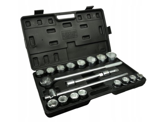 LARGE SOCKET KIT 21EL. 3 4 6-угольный 19-50мм LARGE SOCKET TIR SET