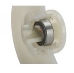 Комплект поворотных роликов 125 мм 200 кг JPPU 1251 RED