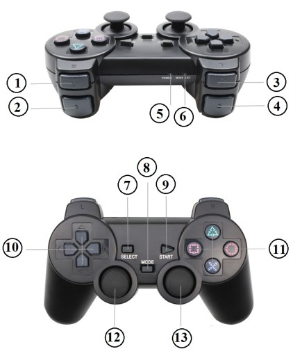 Беспроводная панель PS2 PlayStation 2 Контроллер PS