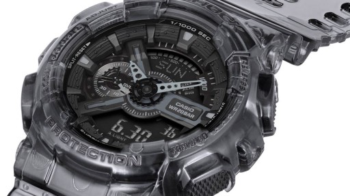Спортивные мужские часы на ремешке Casio G-Shock GA-110SKE + ГРАВИРОВКА