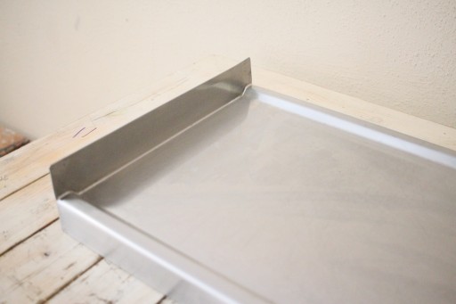 Blat roboczy 85 x 36 cm stal NIERDZEWNA