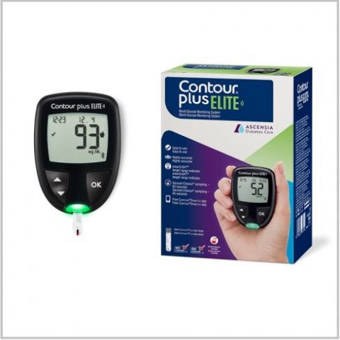 CONTOUR PLUS ELITE ГЛЮКОМЕТР мг/дл БОЛЬШОЙ НАБОР PL