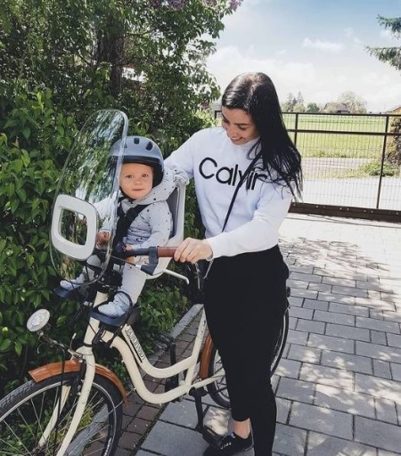 СИДЕНЬЕ ДЛЯ ВЕЛОСИПЕДА BOBIKE GO MINI ваниль + чехол