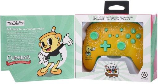 Беспроводной коврик PowerA SWITCH Cuphead Ms Chalice