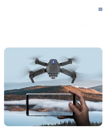 Дрон С КАМЕРОЙ E88 PRO PILOT HD БЕЗГОЛОВНЫЙ 2,4 ГГц КОРПУСНЫЙ ГИРОСКОП 1600 мАч