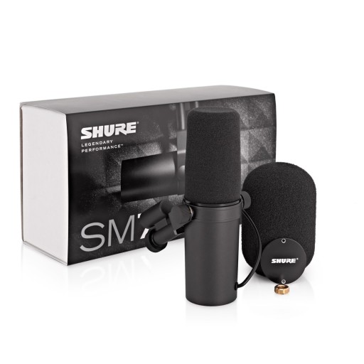 Shure SM7B — динамический кардиоидный радиомикрофон