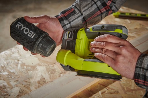 ЭКСЦЕНТРИЧЕСКАЯ ШЛИФОВАЛЬНАЯ МАШИНА RYOBI 18В 125мм RROS18 +4Ач