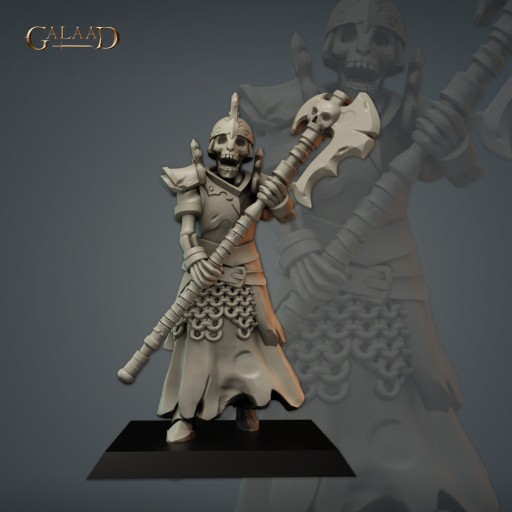 Скелет 4 РПГ Модель D&D Pathfinder Dungeons and Dragons