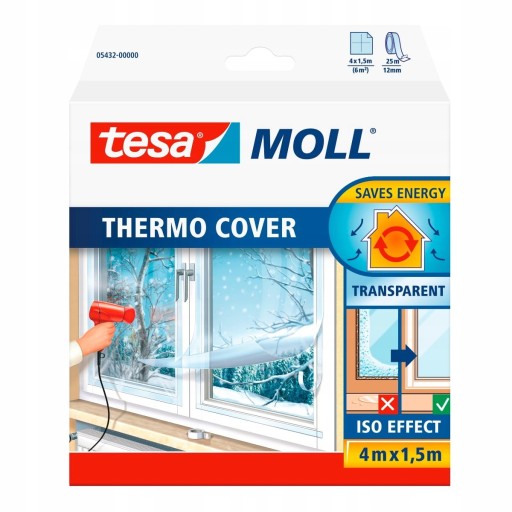Folia termoizolacyjna na okna tesa 4 x 1,5 m