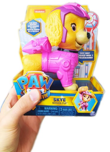 SKYE SKY PAW PAW PATROL ПОДАРОК ​​СКАЗОЧНАЯ ИГРУШКА ИНТЕРАКТИВНЫЙ РОБОТ СОБАКА