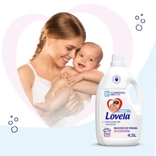 Lovela Baby белое молочко для стирки 2x 4,5 л + ЖИДКОСТЬ + ПЯТНОВЫВОДИТЕЛЬ