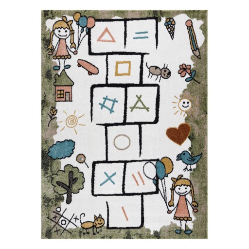 ДЕТСКИЙ КОВЕР FUN 140x190 см CLASS зеленый #O270