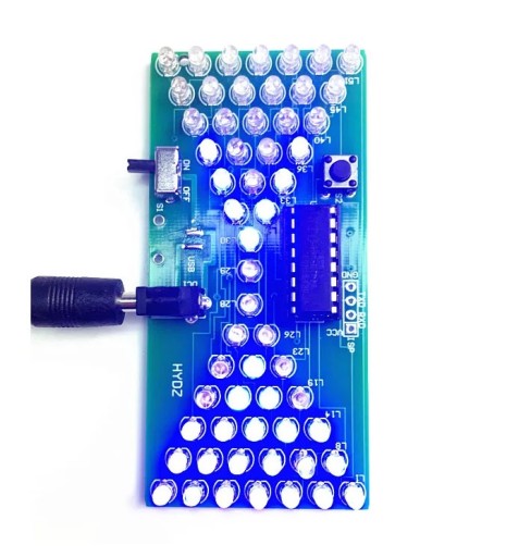 Электронные песочные часы 57 LED для уроков пайки.