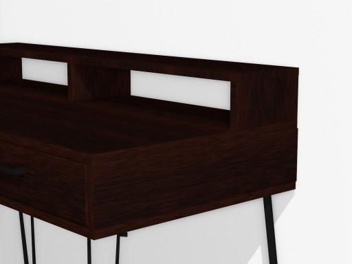 Nadstawka półka na biurko toaletkę WENGE 90/100cm