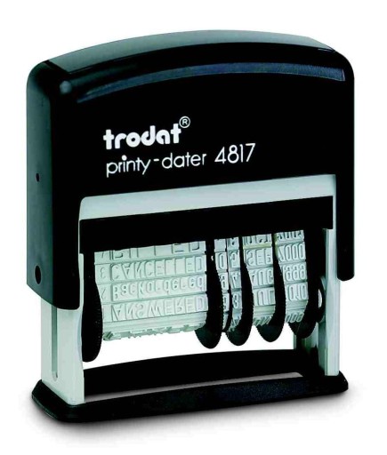 ШТАМП ДАТЫ TRODAT 4817 3,8 ММ