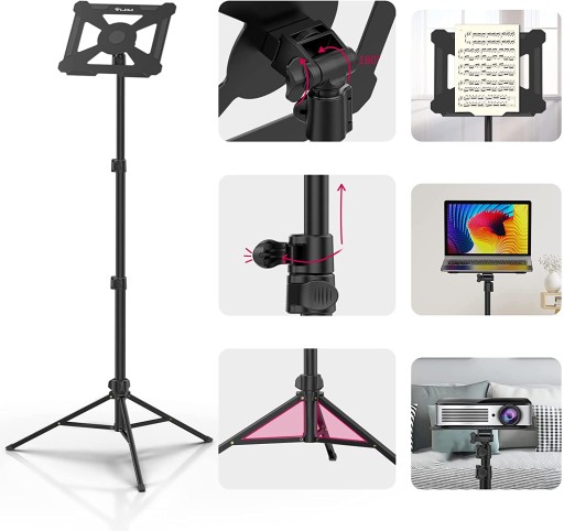 Podstawka Statyw Stojak Uchwyt na Projektor 60-150cm Laptop Nuty Tablet