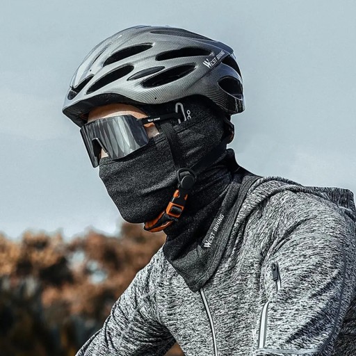ТЕРМОАКТИВНАЯ ВЕЛОСИПЕДНАЯ БАЛАКЛАВА, ИЗОЛИРОВАННАЯ ПОД ШЛЕМ WEST BIKING