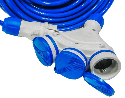 Строительный удлинитель PUR 3x1,5 KEL полиуретан 15м