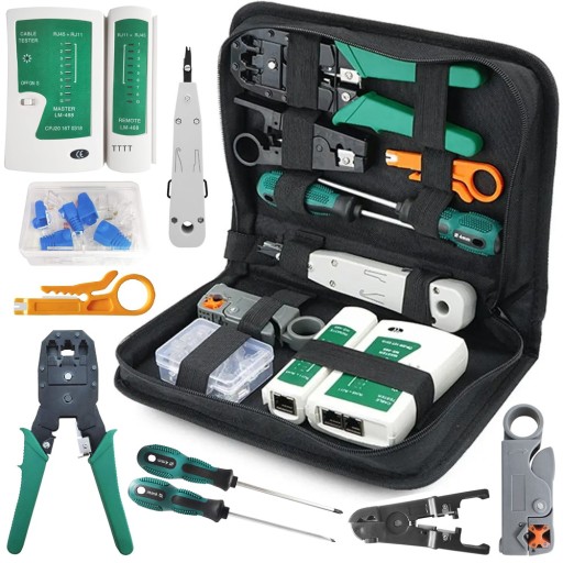 TESTER SIECIOWY WCISKACZ STRIPPER ZACISKARKA RJ45