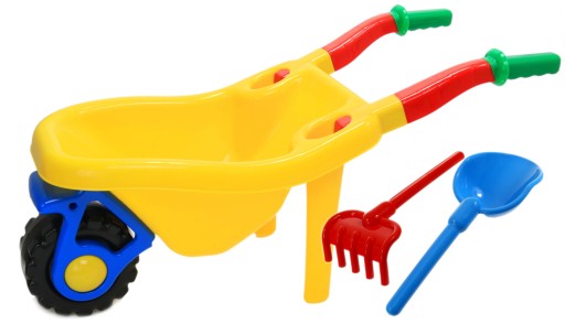 HEMAR POLSKA TACZKA MAJKA dla dzieci 74cm +GRATIS Łopatka Grabki do piasku