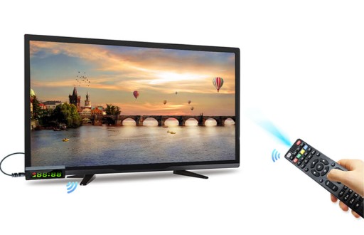 DVB-T2 HEVC Мини-декодер-тюнер для ТВ Spacetronik H.265 PVR HDMI Запись