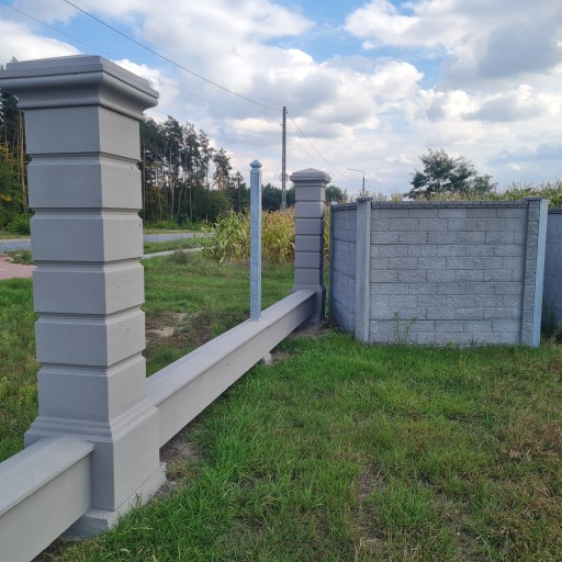 ЗАБОРЫ УСАДЬБЫ, БЕТОННЫЕ, СТИЛЬНЫЕ, ВОРОТА