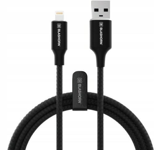 KABEL ŁADOWARKA ŁADOWANIA TELEFONU DO IPHONE APPLE WZMOCNIONY KRÓTKI 1.2M
