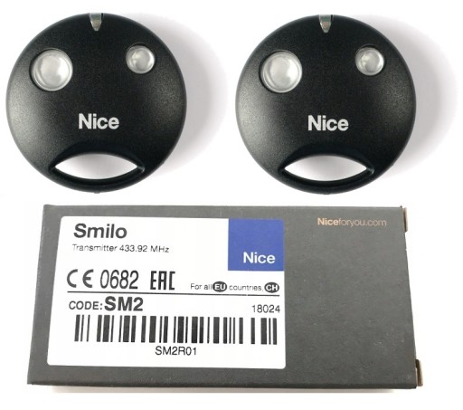 4x Pilot Nice SMILO SM2 433,92 MHz Nowy Oryginalny