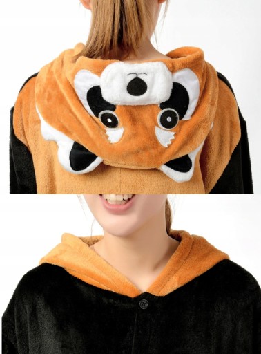 КОМБИНЕЗОН ЖЕНСКАЯ МУЖСКАЯ ПИЖАМА RED PANDA 175-182 [XL]