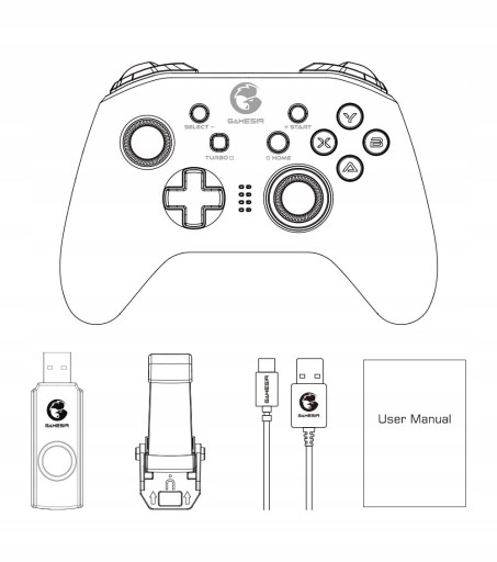 Bluetooth-контроллер GameSir T4 PRO для вашего телефона