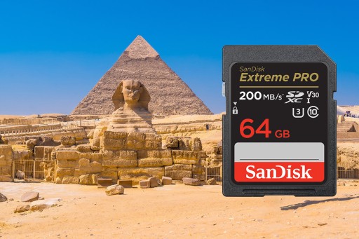 Карта памяти SANDISK Extreme PRO SDXC 64 ГБ