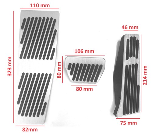 Nakładki na pedały BMW 3 E90 2004 - 2013