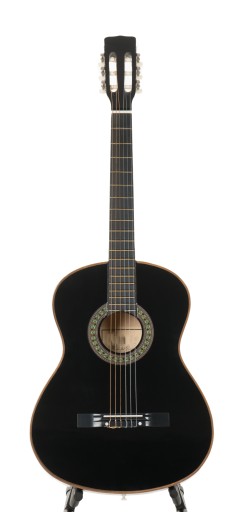 GITARA KLASYCZNA PEŁNOWYMIAROWA 4/4 AKUSTYCZNA +AKCESORIA +TUNER CZARNA.