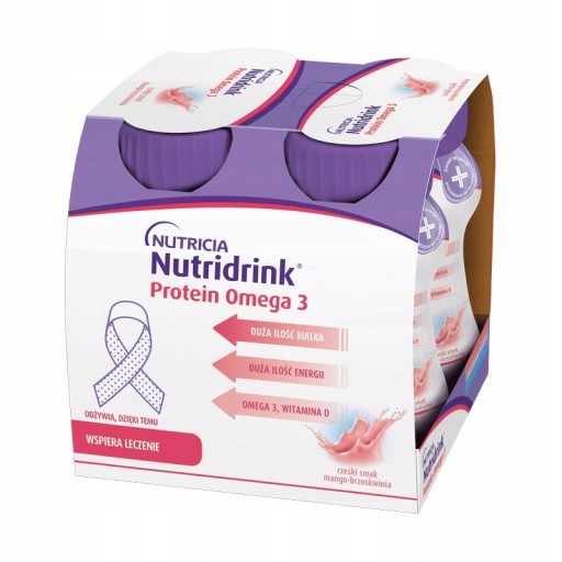 Nutridrink Protein Omega 3 манго-персик 4х125 мл 06.09.2024