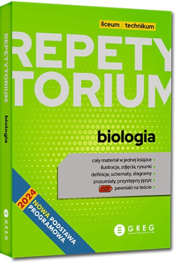 Repetytorium maturzysty Biologia liceum technikum 2025 Biochemia Genetyka