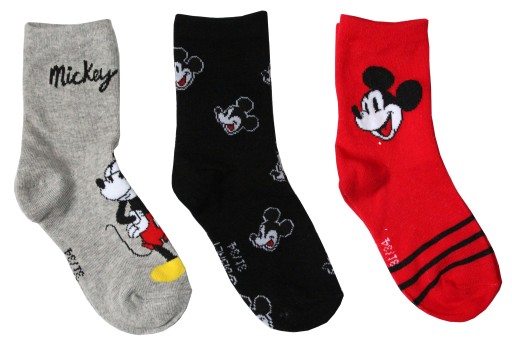 НОСКИ Носки MICKEY MOUSE 3 шт 27/30