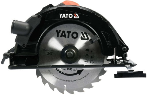 ЭЛЕКТРИЧЕСКАЯ ЦИРКУЛЯРНАЯ ПИЛА YATO ЛАНДШАФТНАЯ ПО ​​ДРЕВЕСИНЕ 235MM 2800W 82154