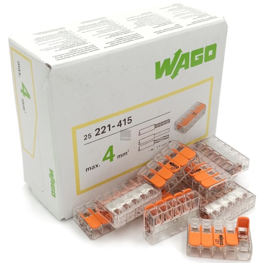 РАЗЪЕМ WAGO CUBE 221-415 /25