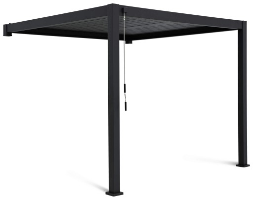 WALL GARDEN терраса PERGOLA кровля 3х3 Premium Wall Gutroof БЕЛЫЙ
