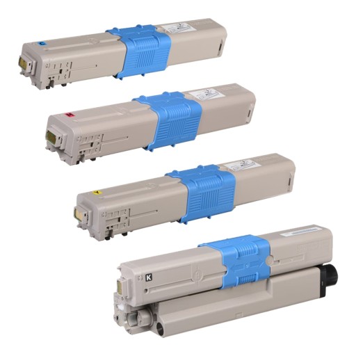 4 тонера для OKI C301dn C321dn MC342dn MC332dn CMYK